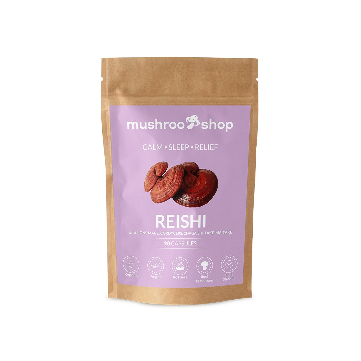 Reishi Mushroom Capsules Herba Store Uk