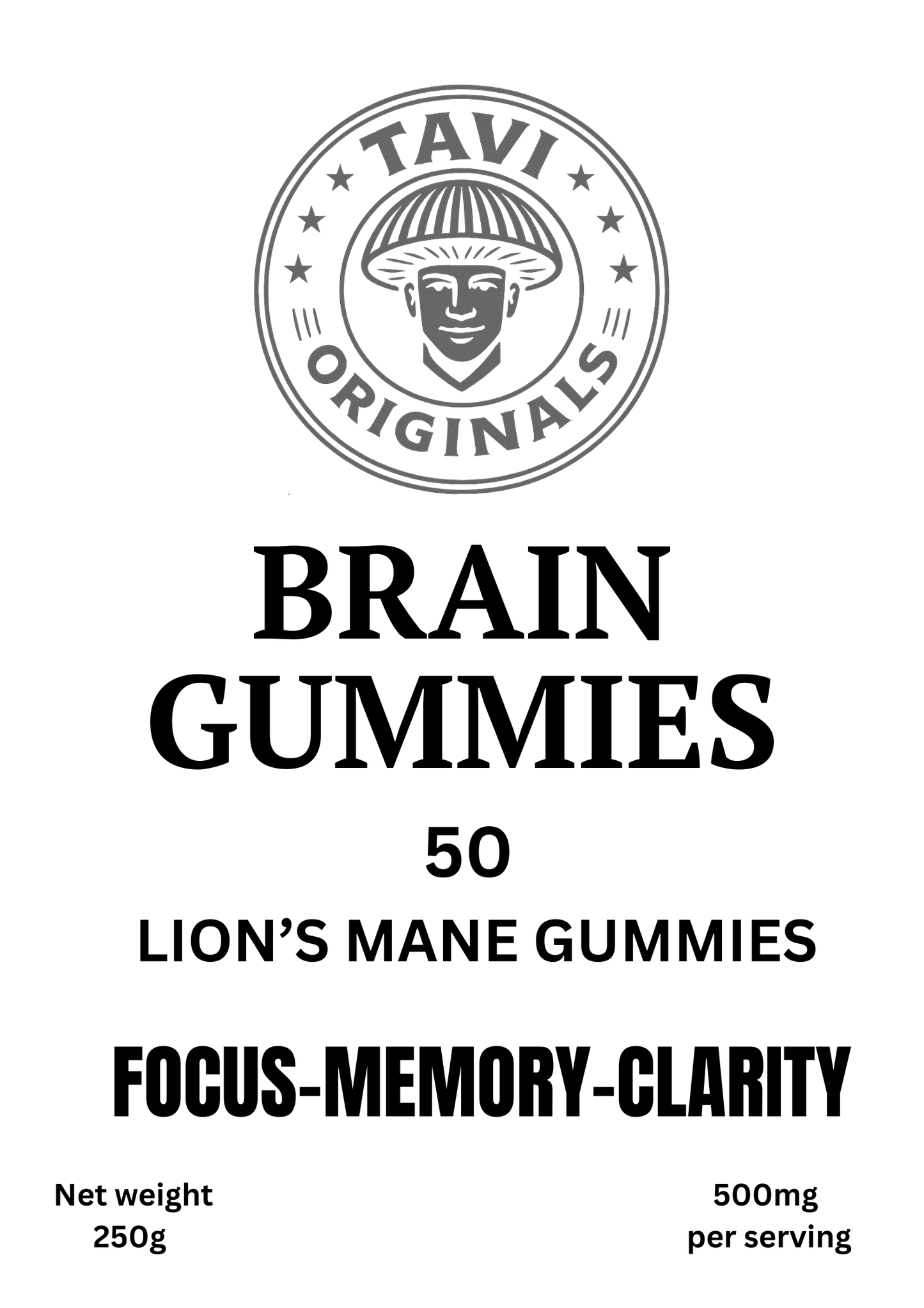 Brain Gummies Lion's Mane